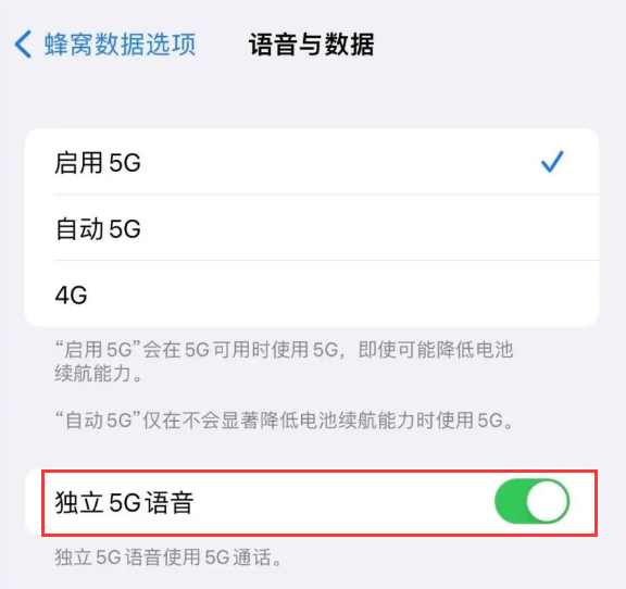 鄢陵苹果14维修分享iPhone 14 Pro如何开启VoNR 
