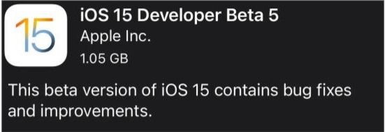 鄢陵苹果手机维修分享如何升级到iOS15.0 beta5 